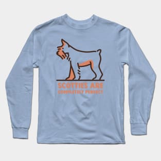 Scottish Terriers have been described in many ways: lion-hearted, robust, alert, curious, bright-eyed, intelligent, sturdy, courageous, and adaptable. Long Sleeve T-Shirt